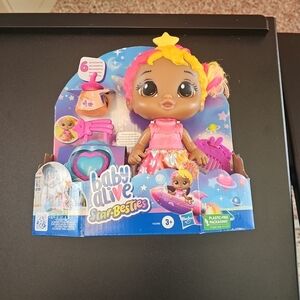 2023 NIB Baby Alive Star Besties Bright Bella Doll Hasbro With 6 Accessories